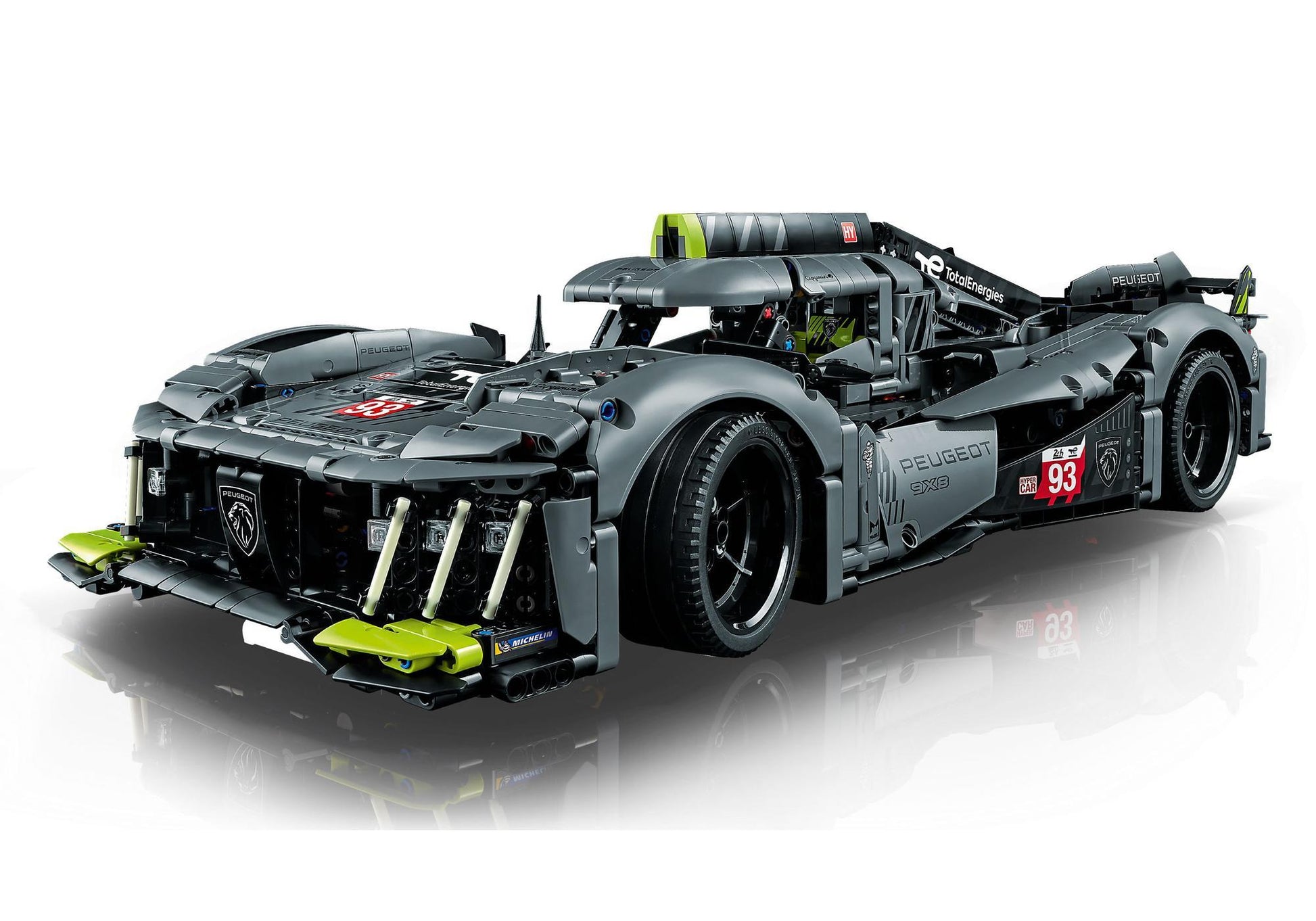 Lego 42156 Technic Peugot 9X8 24H Le Mans Hybrid Hypercar - plegobil