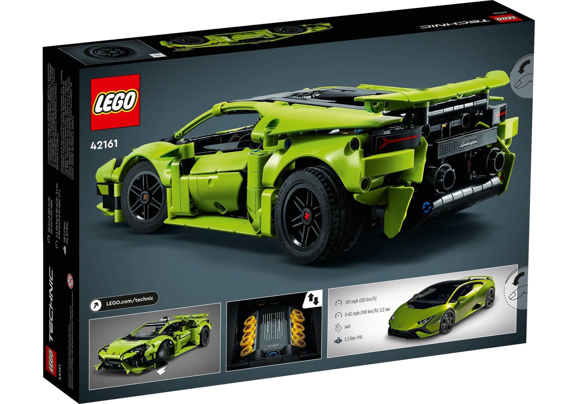 Lego 42161 Technic Lamborghini Huracán Tecnica - plegobil