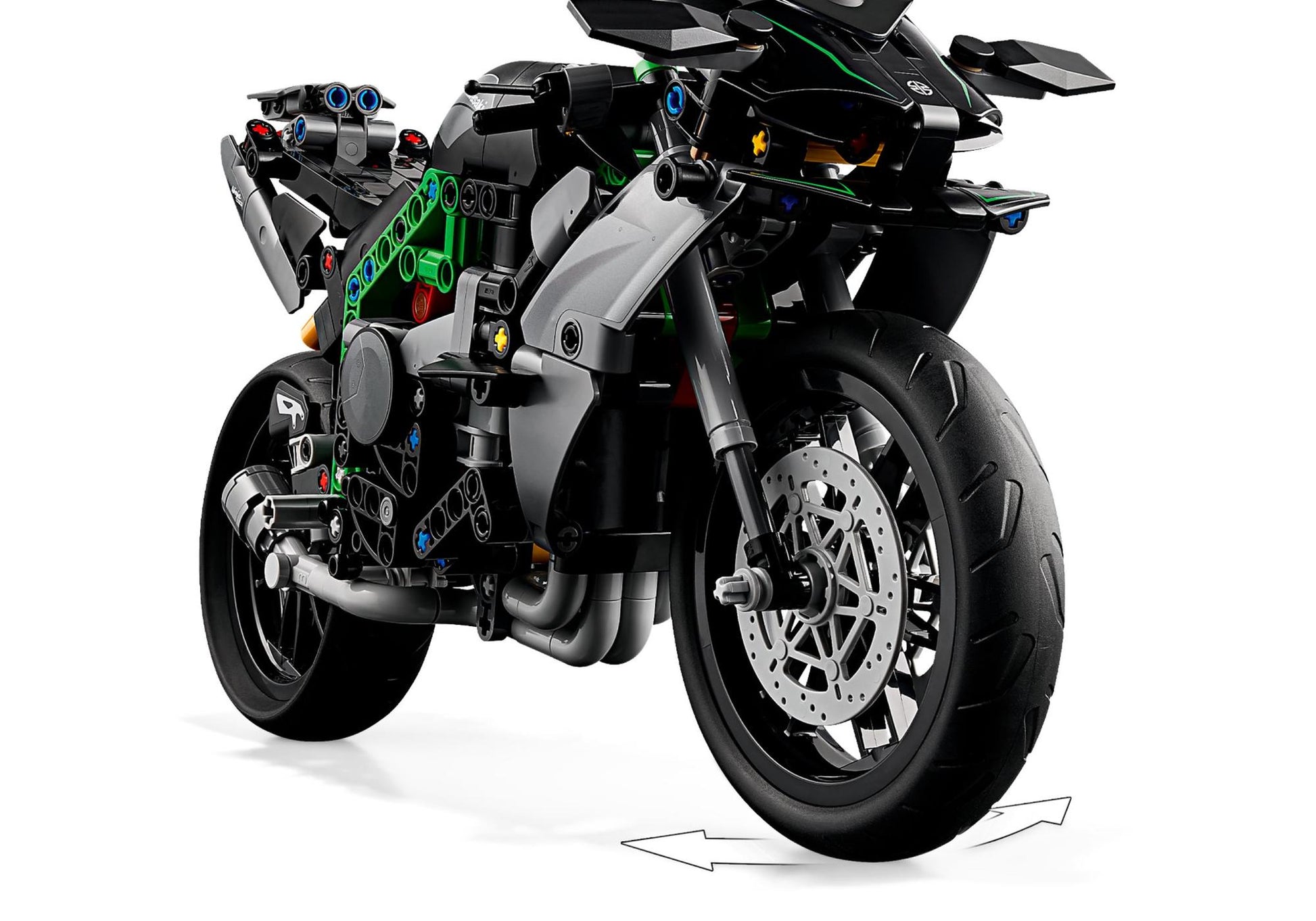 Lego 42170 Technic Kawasaki Ninja H2 Motorcycle - plegobil