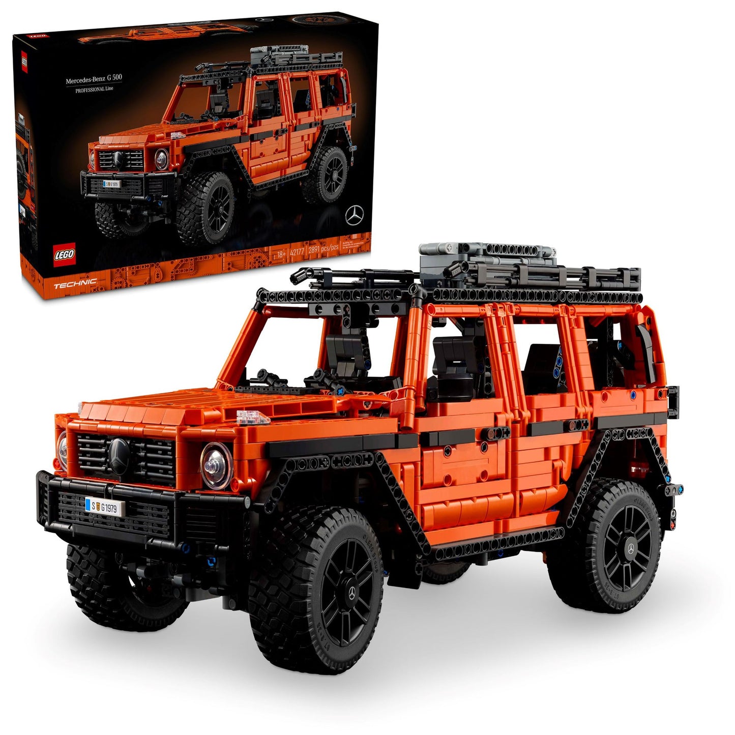 Lego 42177 Technic Mercedes-Benz G 500 Professional Line - plegobil