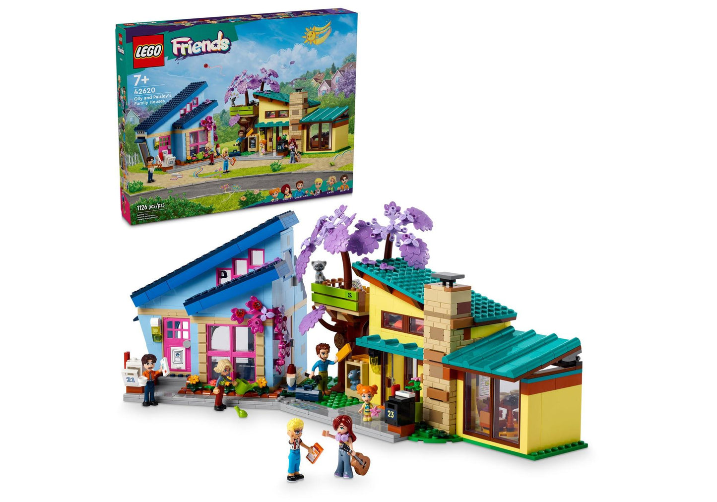 Lego 42620 Friends Ollys und Paisleys Familien Haus - plegobil