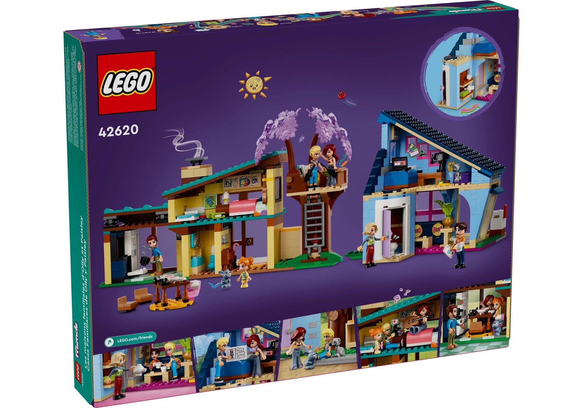 Lego 42620 Friends Ollys und Paisleys Familien Haus - plegobil