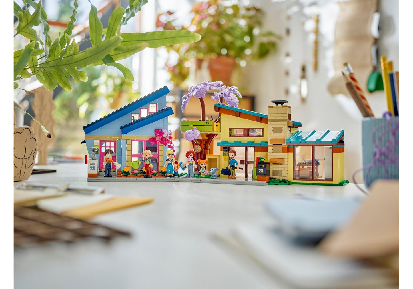 Lego 42620 Friends Ollys und Paisleys Familien Haus - plegobil