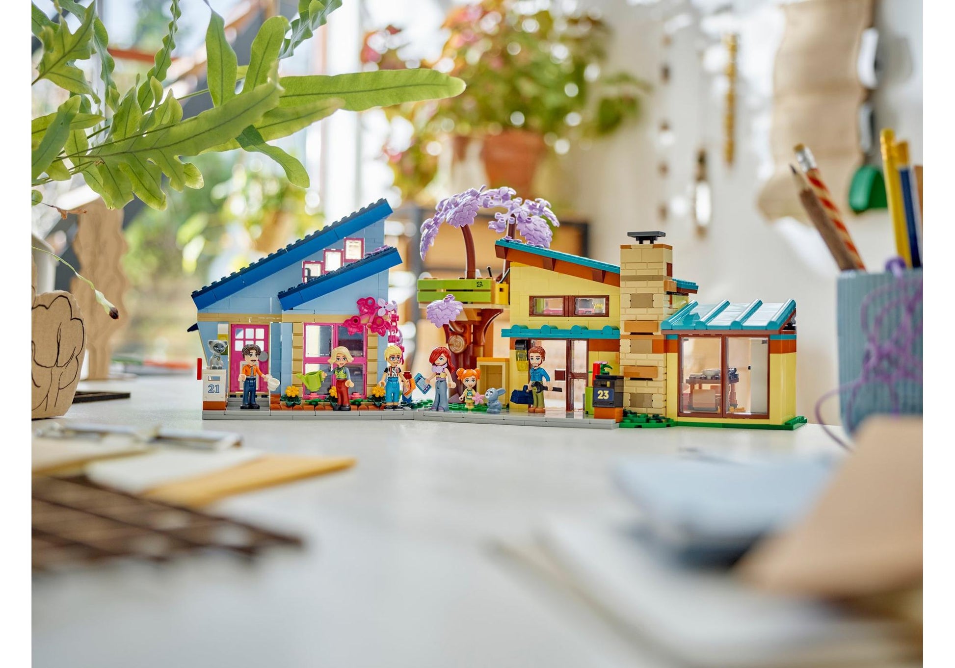 Lego 42620 Friends Ollys und Paisleys Familien Haus - plegobil