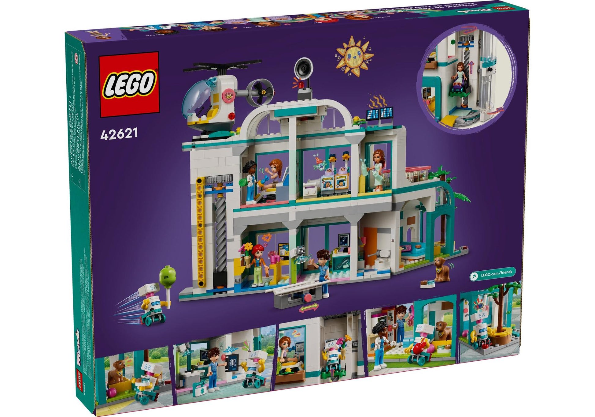 Lego 42621 Friends Heartlake City Krankenhaus - plegobil