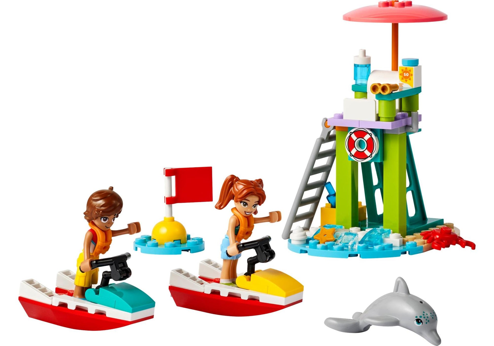 Lego 42623 Friends: Rettungsschwimmer Aussichtsturm mit Jetskis - plegobil