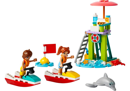 Lego 42623 Friends: Rettungsschwimmer Aussichtsturm mit Jetskis - plegobil