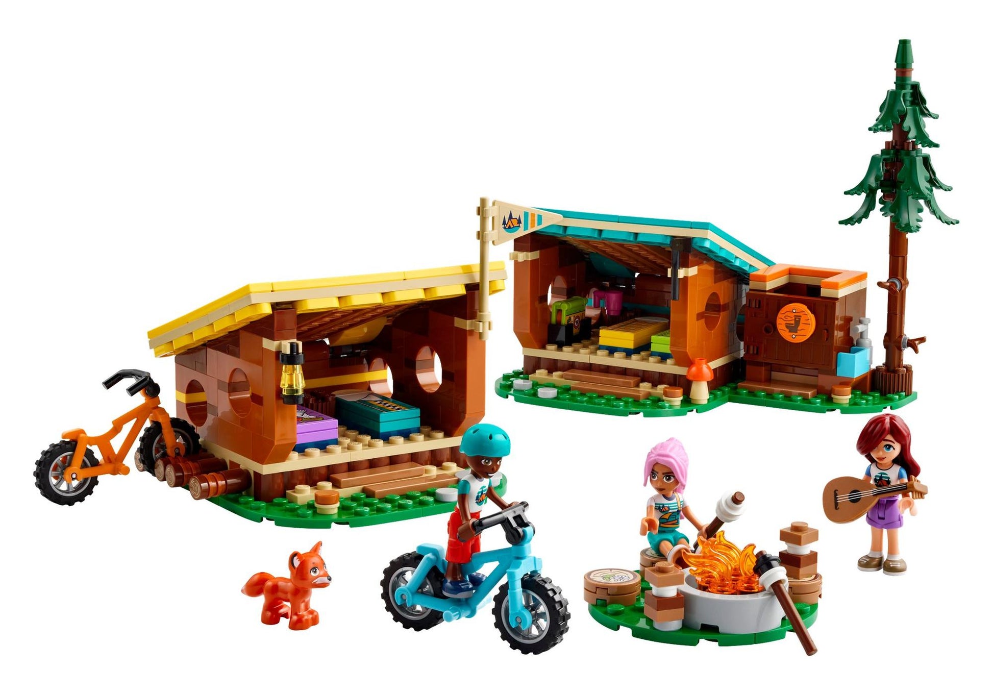 Lego 42624 Friends: Gemütliche Hütten im Abenteuercamp - plegobil