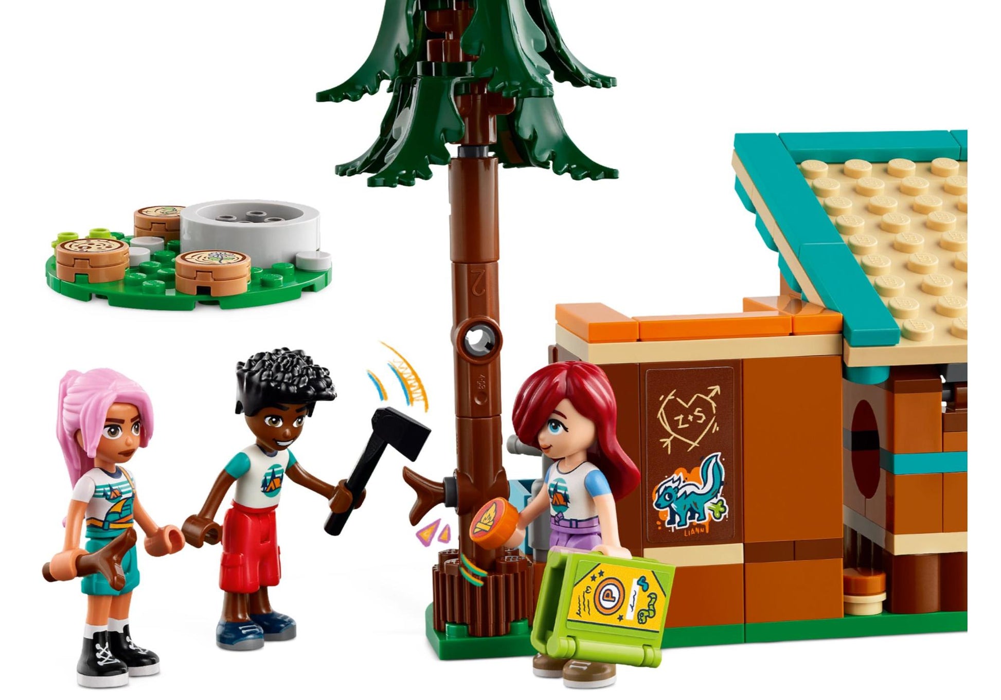 Lego 42624 Friends: Gemütliche Hütten im Abenteuercamp - plegobil