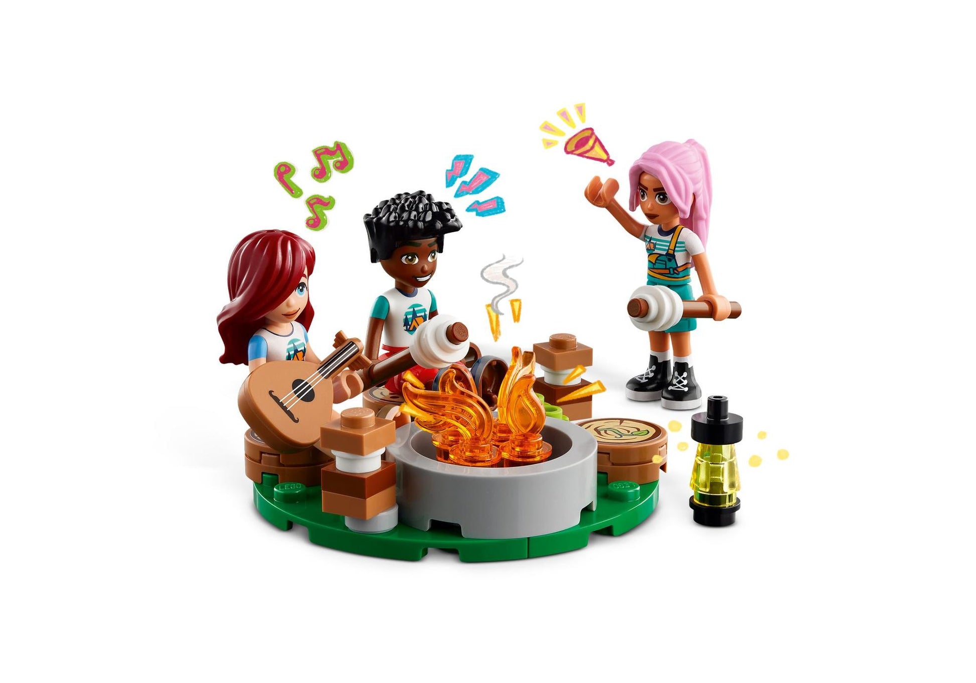 Lego 42624 Friends: Gemütliche Hütten im Abenteuercamp - plegobil