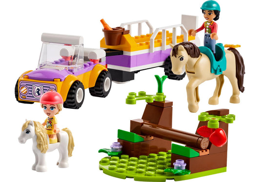 Lego 42634 Friends Pferde- und Pony-Anhänger - plegobil