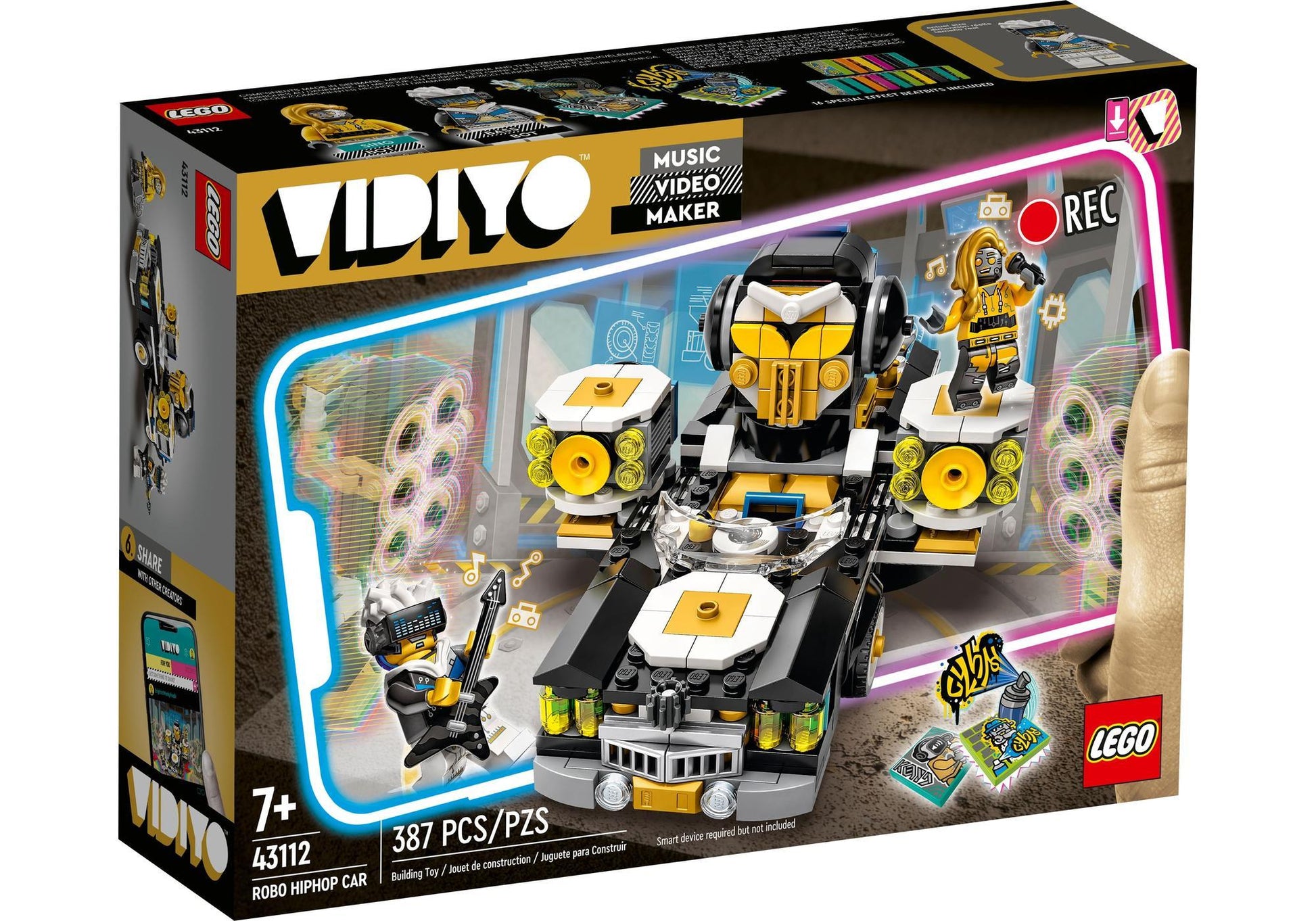 Lego 43112 Vidiyo Robo HipHop Car - plegobil