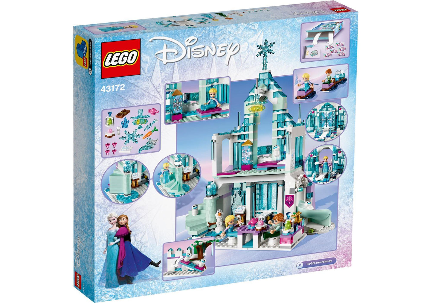 Lego 43172 Disney Frozen: Elsas magischer Eispalast - plegobil