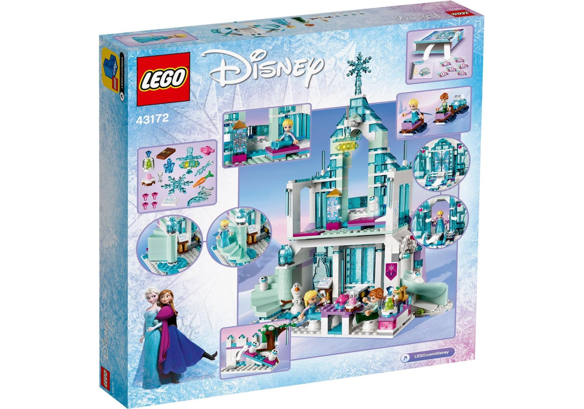 Lego 43172 Disney Frozen: Elsas magischer Eispalast - plegobil