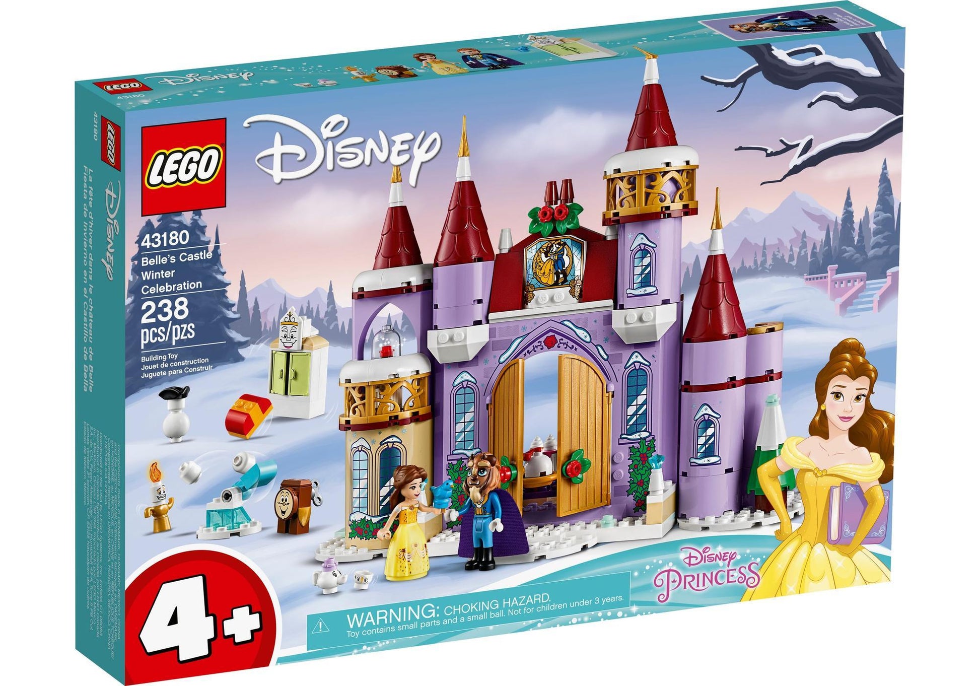 Lego 43180 Disney Princess: Belles winterliches Schloss - plegobil