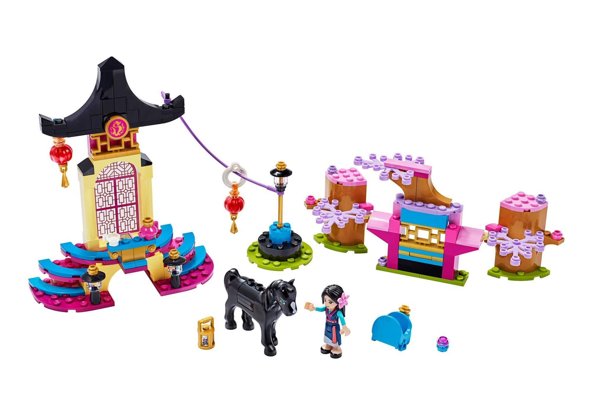 Lego 43182 Disney Princess: Mulans Trainingsplatz - plegobil