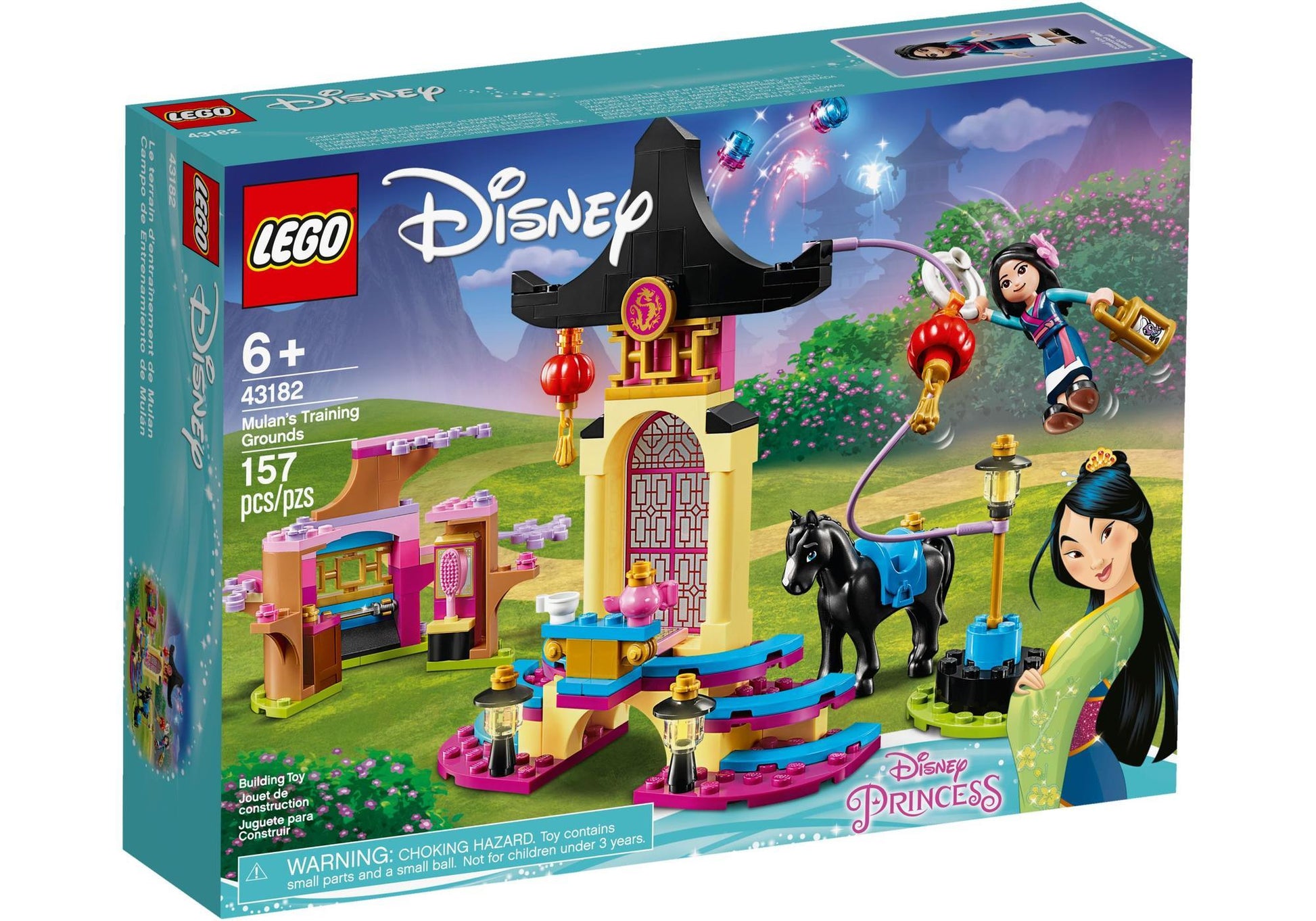 Lego 43182 Disney Princess: Mulans Trainingsplatz - plegobil