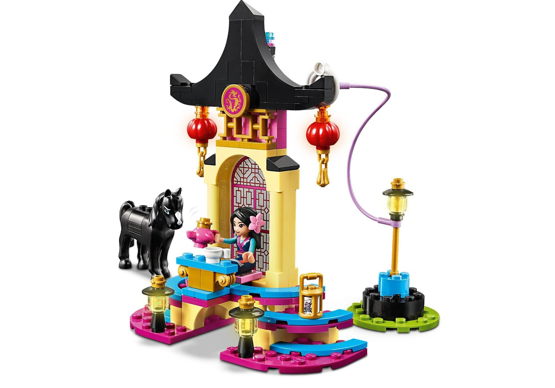 Lego 43182 Disney Princess: Mulans Trainingsplatz - plegobil