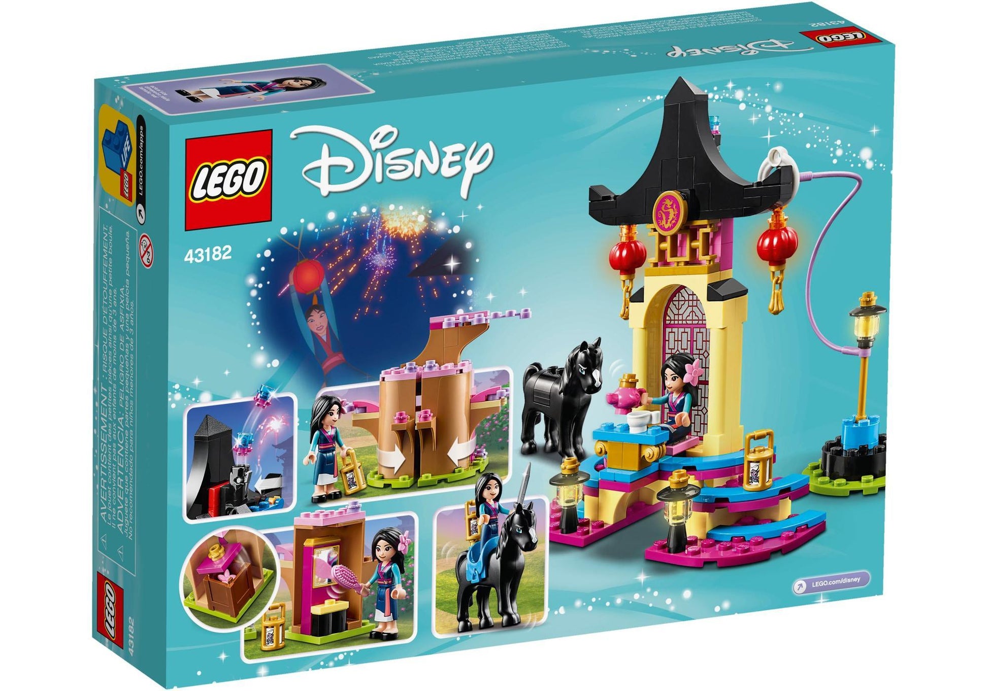 Lego 43182 Disney Princess: Mulans Trainingsplatz - plegobil