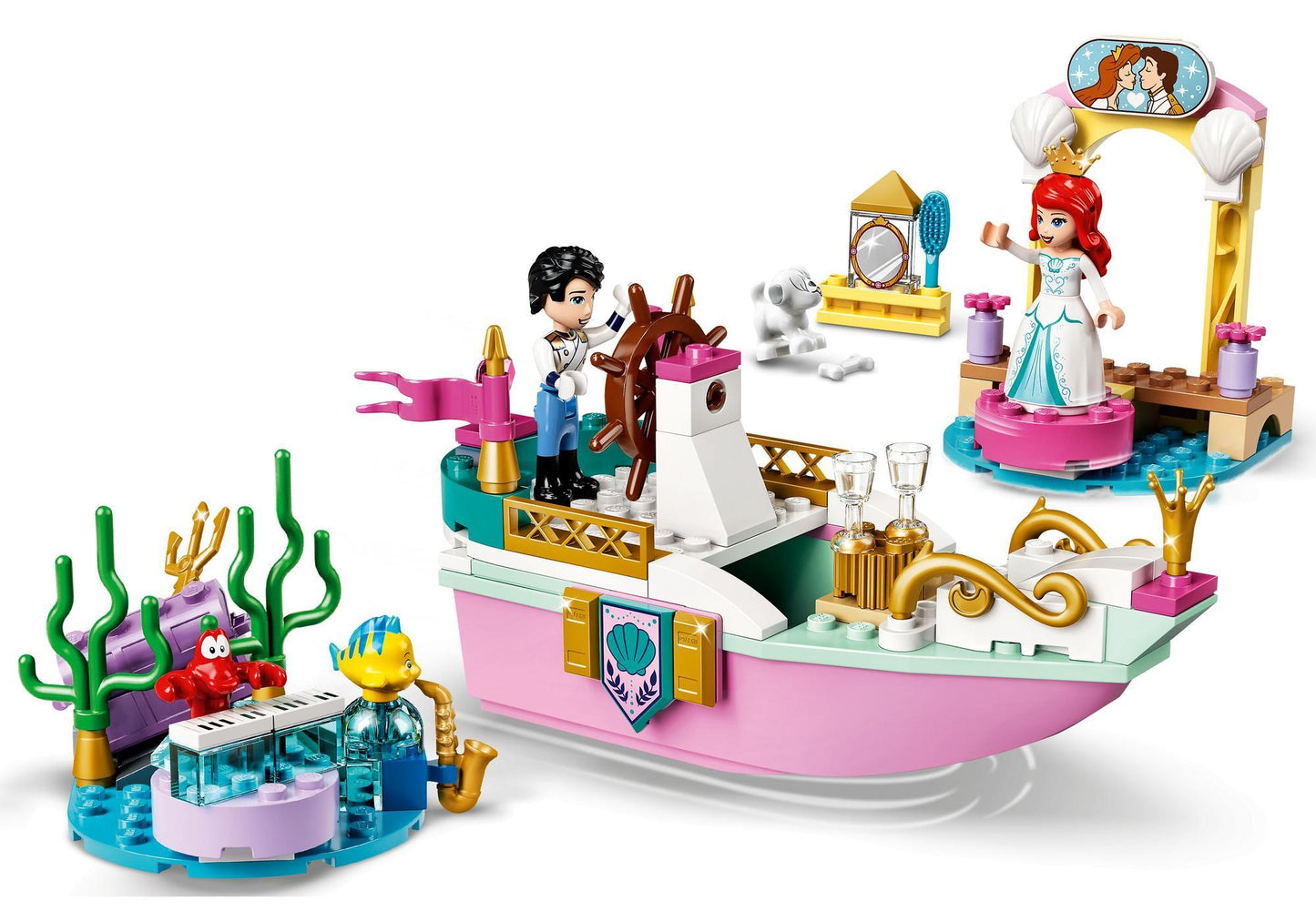 Lego 43191 Disney Princess: Arielles Festtagsboot - plegobil