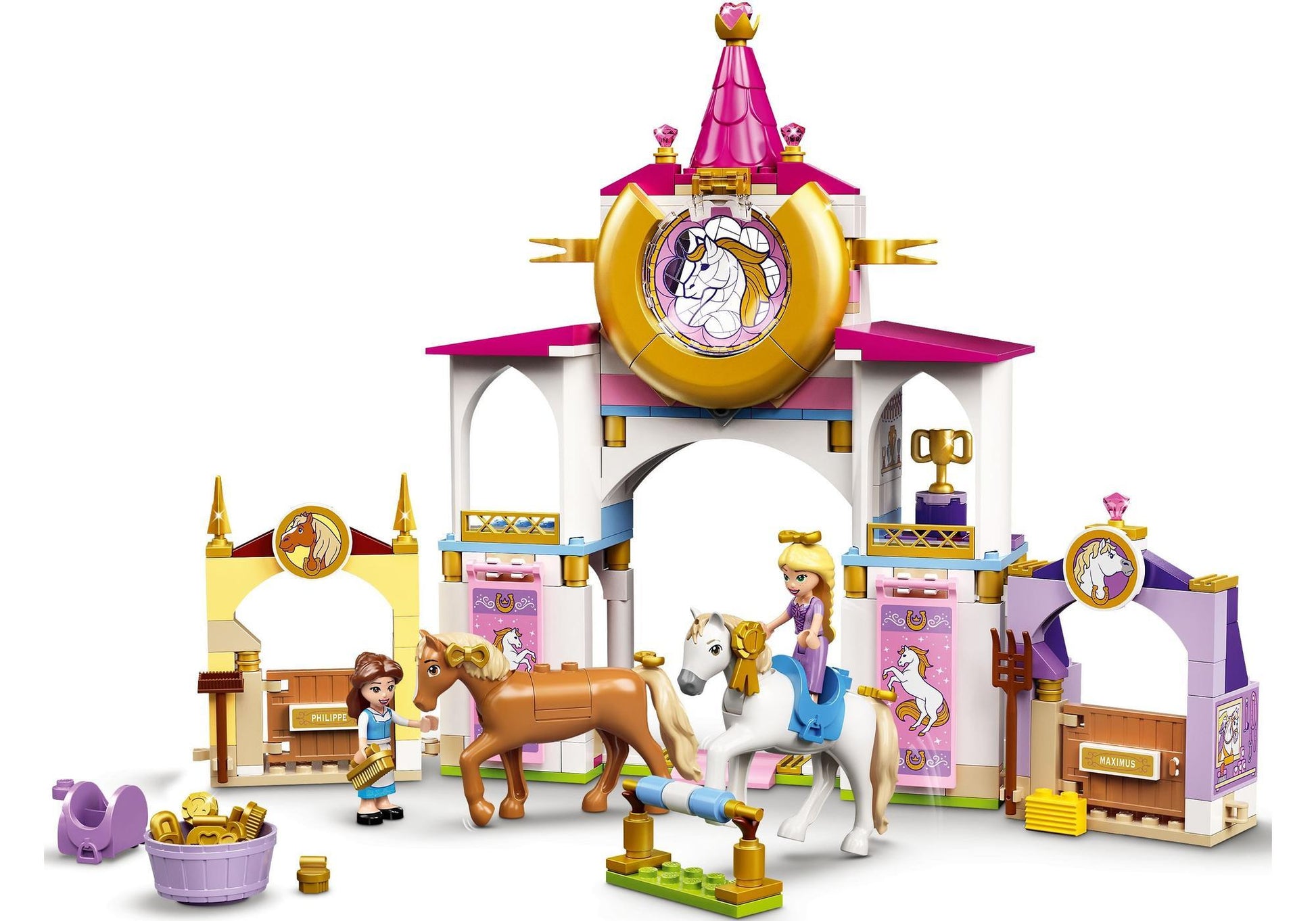 Lego 43195 Disney Princess: Belles und Rapunzels königliche Ställe - plegobil