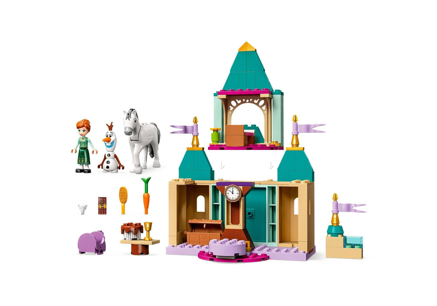 Lego 43204 Disney Frozen: Annas und Olafs Spielspaß im Schloss - plegobil