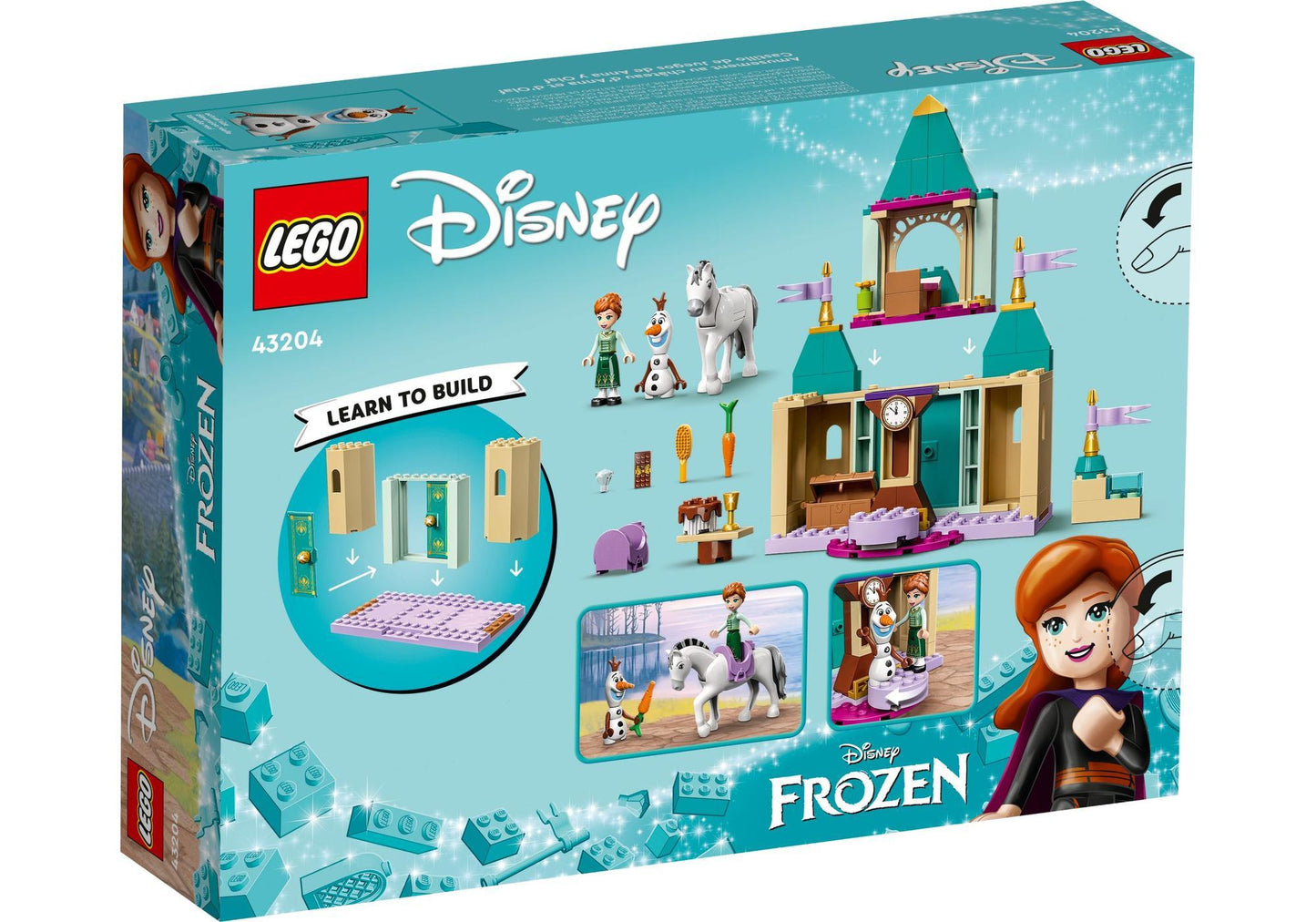 Lego 43204 Disney Frozen: Annas und Olafs Spielspaß im Schloss - plegobil