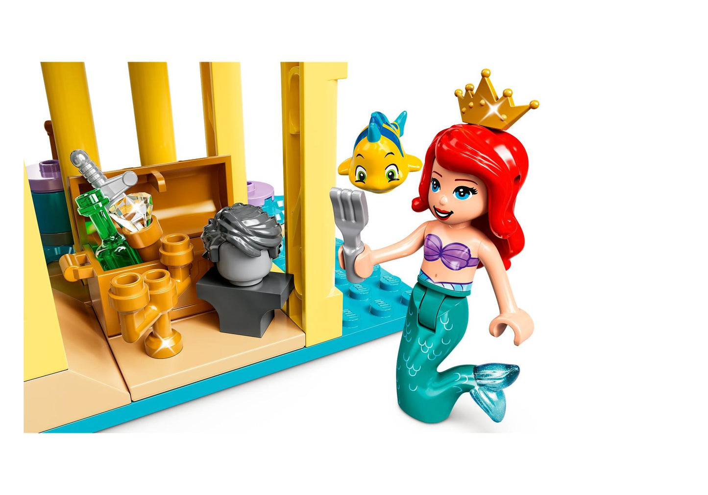 Lego 43207 Disney Princess: Arielles Unterwasserschloss - plegobil
