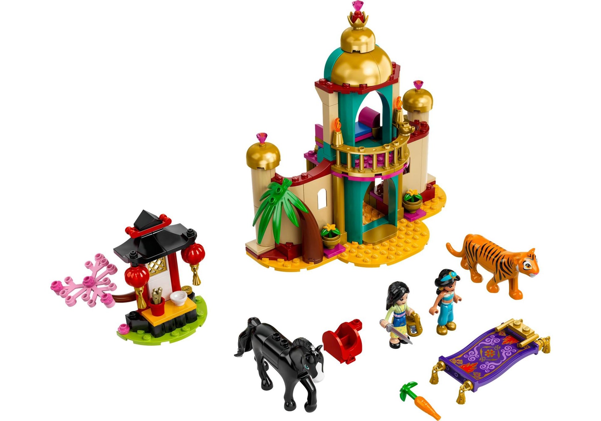 Lego 43208 Disney Princess: Jasmins und Mulans Abenteuer - plegobil