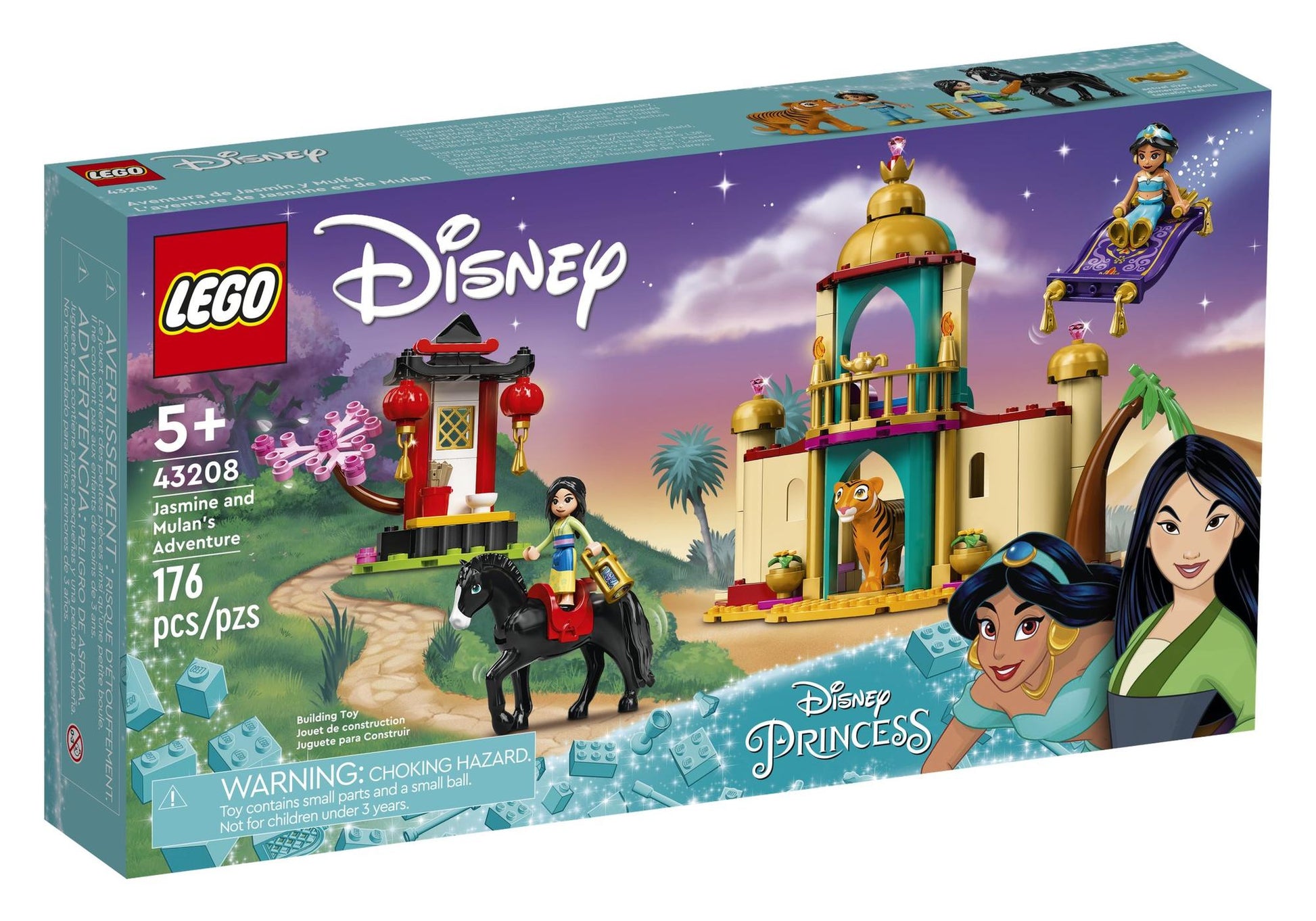 Lego 43208 Disney Princess: Jasmins und Mulans Abenteuer - plegobil