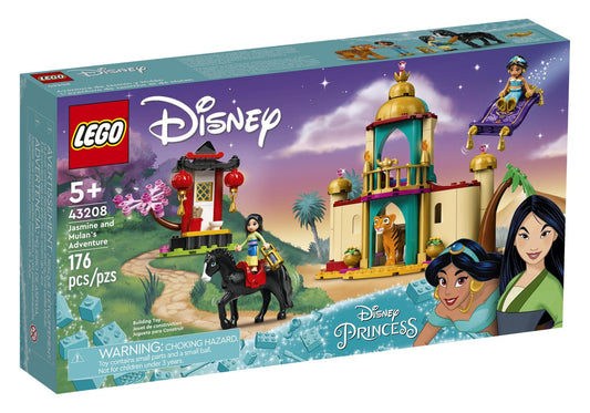 Lego 43208 Disney Princess: Jasmins und Mulans Abenteuer - plegobil