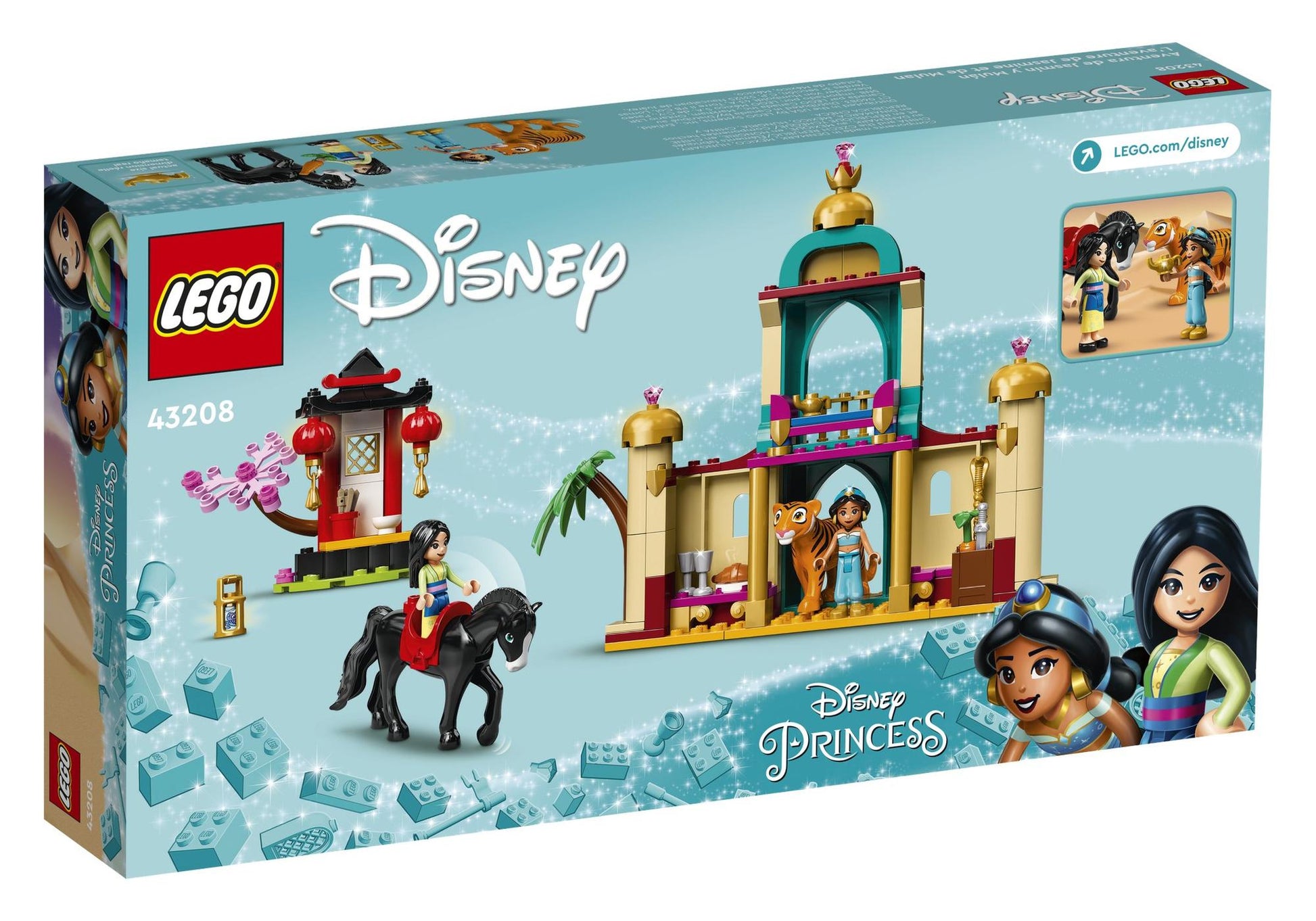 Lego 43208 Disney Princess: Jasmins und Mulans Abenteuer - plegobil