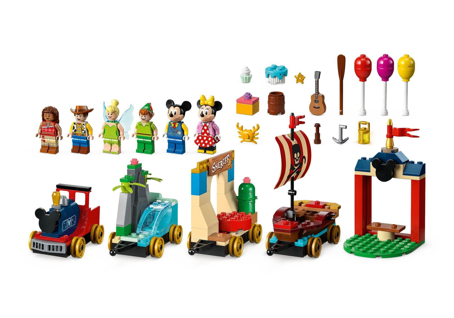 Lego 43212 Disney 100 Jahre: Disney Geburtstagszug - plegobil