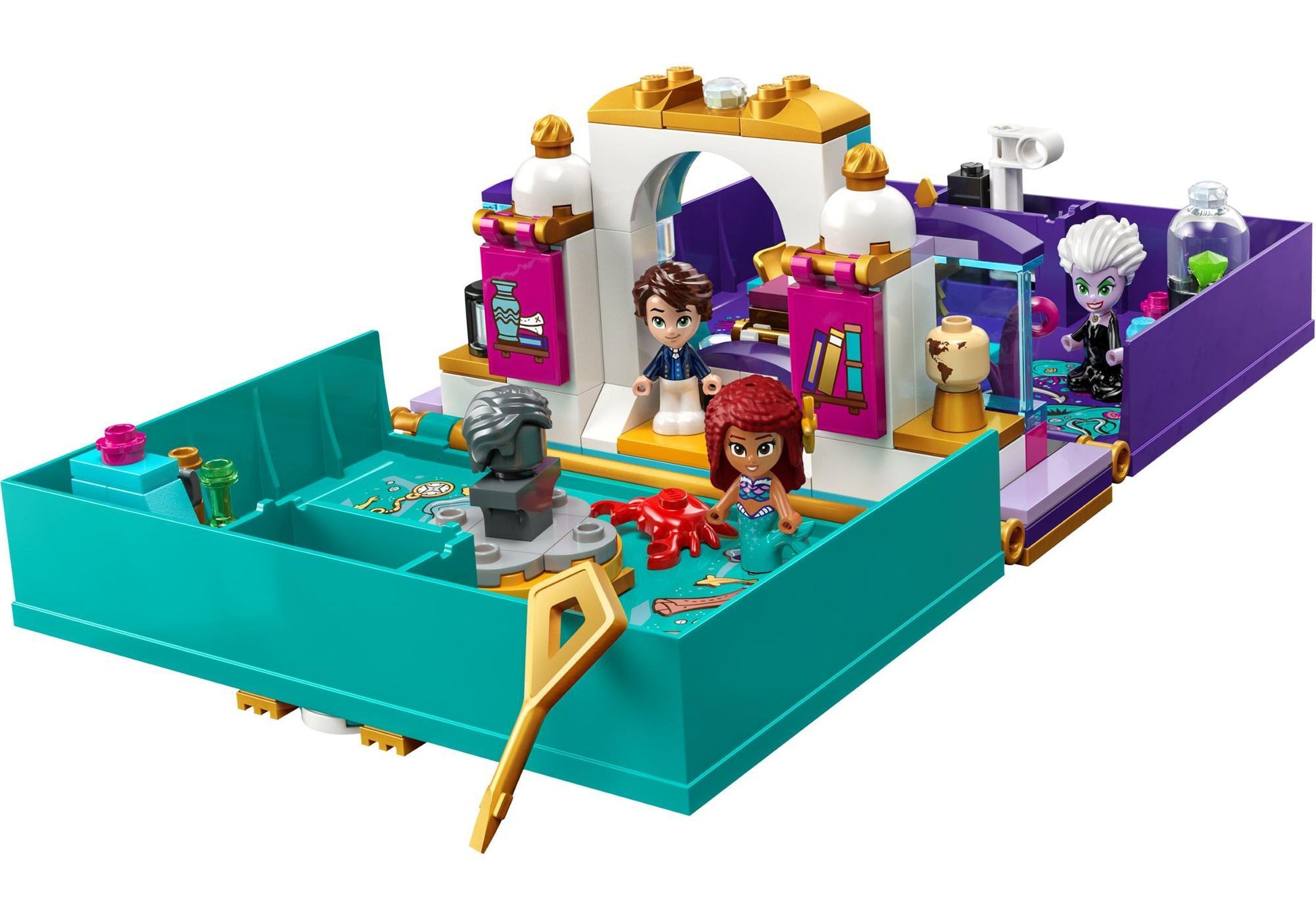 Lego 43213 Disney Meerjungfrau: Die kleine Meerjungfrau – Märchenbuch - plegobil