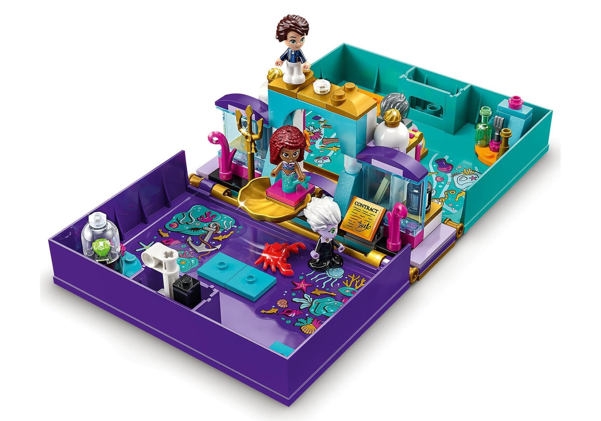Lego 43213 Disney Meerjungfrau: Die kleine Meerjungfrau – Märchenbuch - plegobil