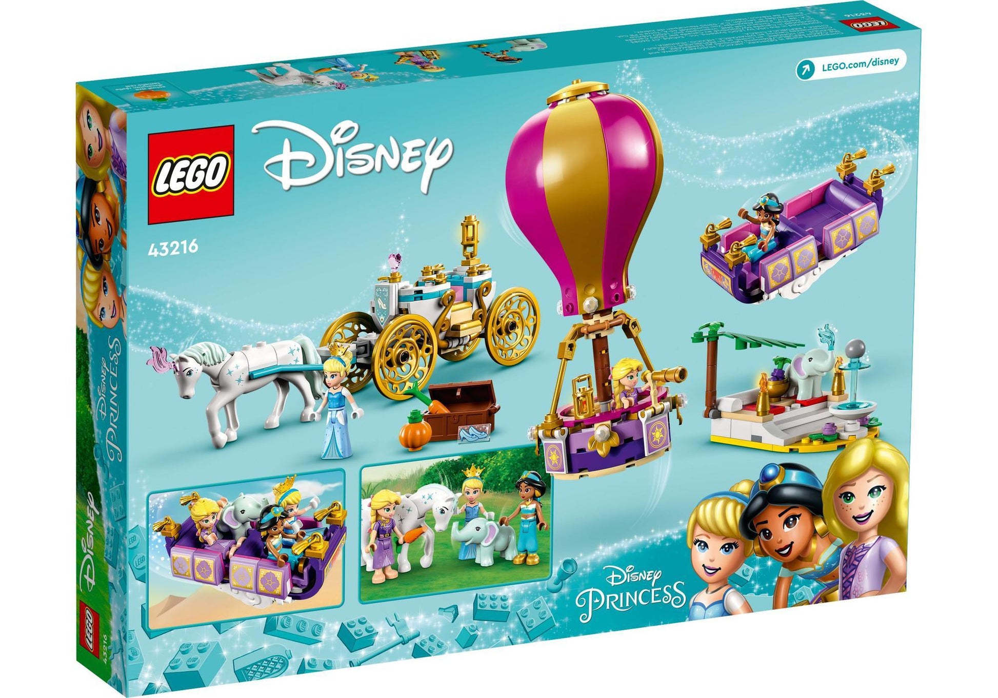 Lego 43216 Disney Princess: Prinzessinnen auf magischer Reise - plegobil
