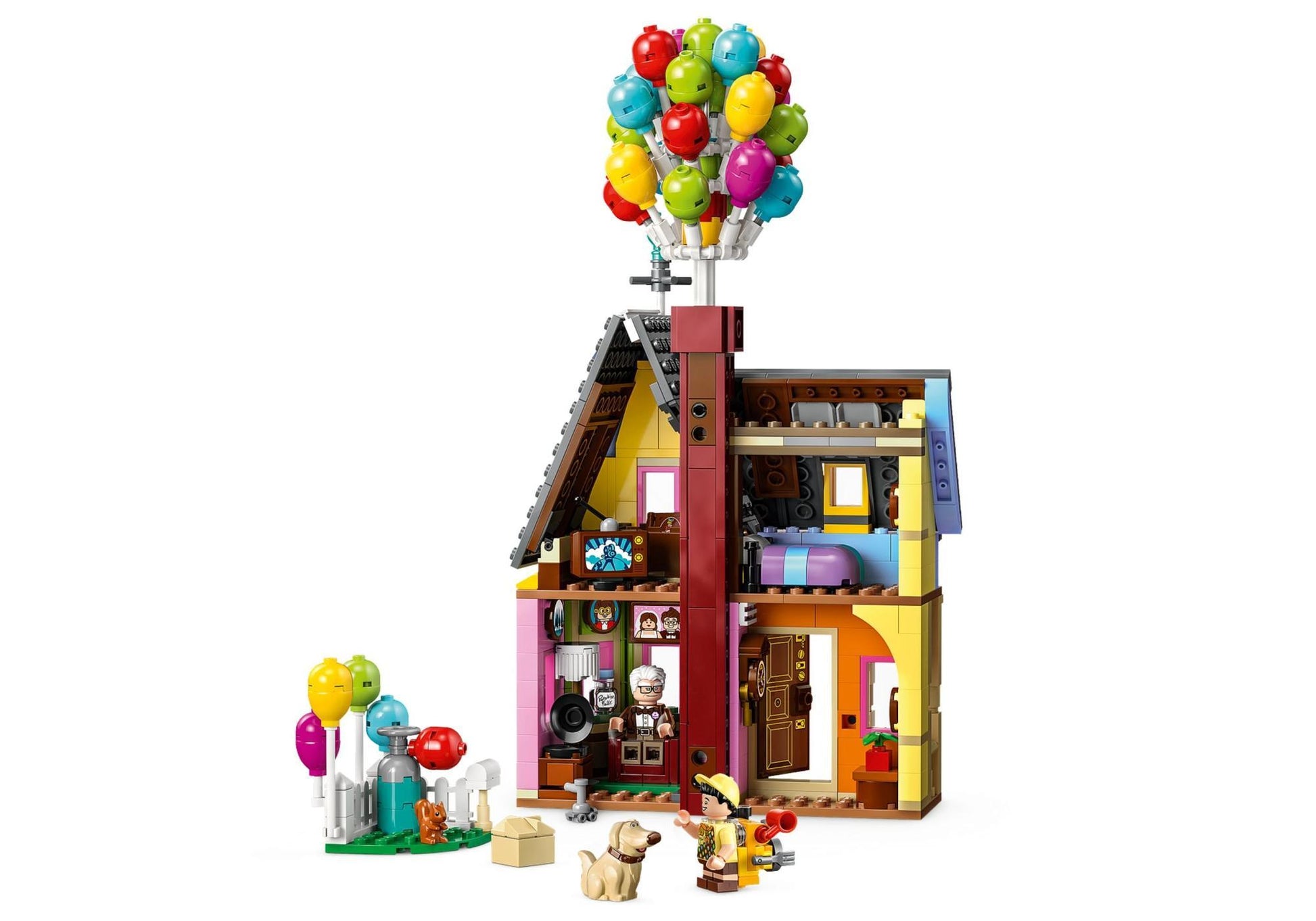 Lego 43217 Disney 100 Jahre: Carls Haus aus Oben - plegobil