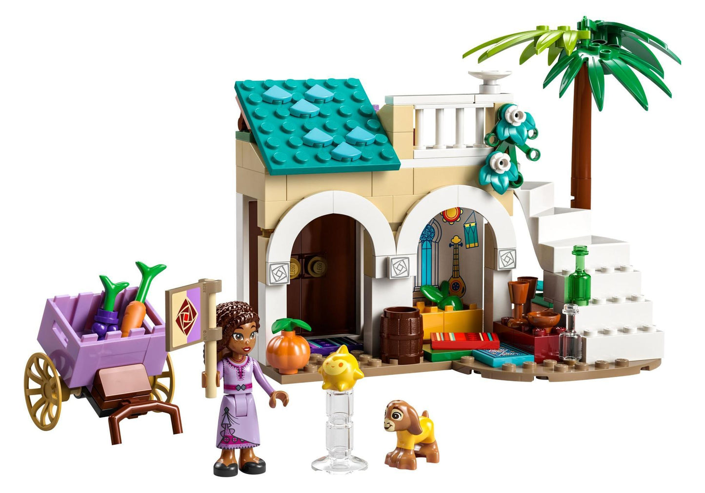 Lego 43223 Disney Wish: Asha in der Stadt Rosas - plegobil