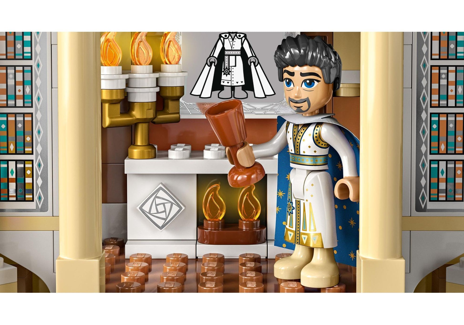 Lego 43224 Disney Wish: König Magnificos Schloss - plegobil