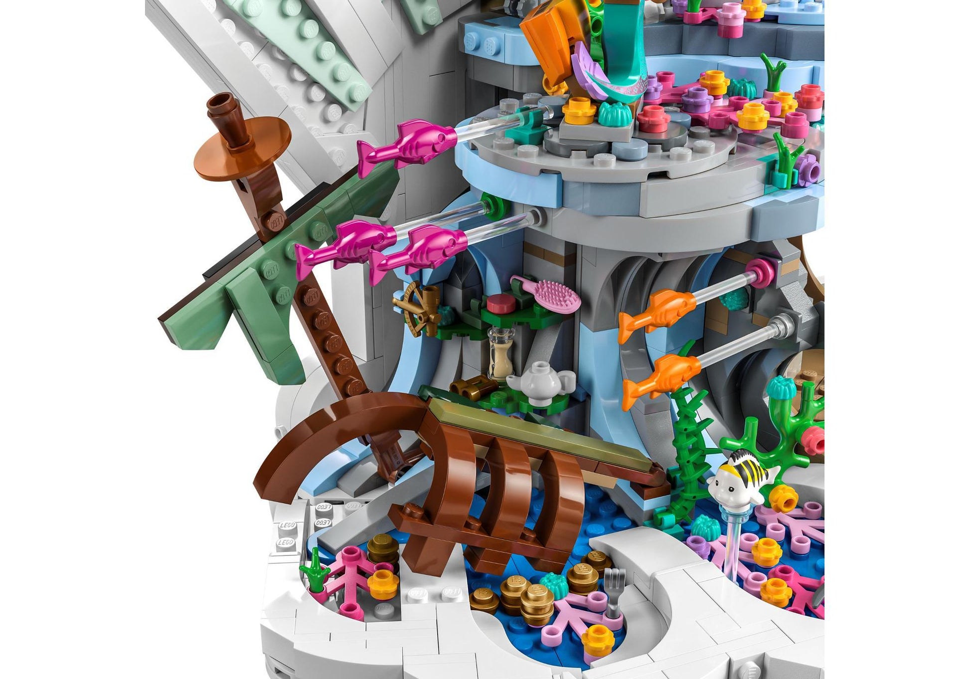 Lego 43225 Disney Meerjungfrau: Prinzessin Arielle königliche Muschel - plegobil