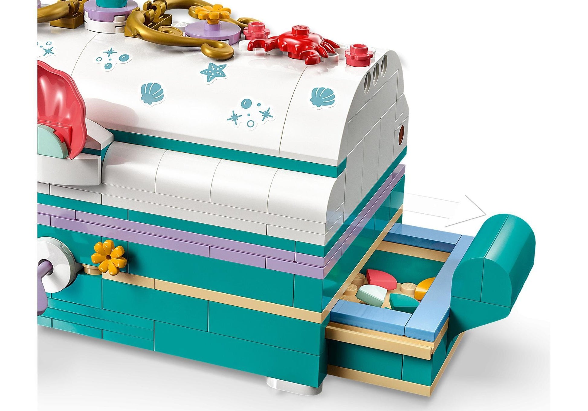 Lego 43229 Disney Meerjungfrau: Arielles Schatztruhe - plegobil
