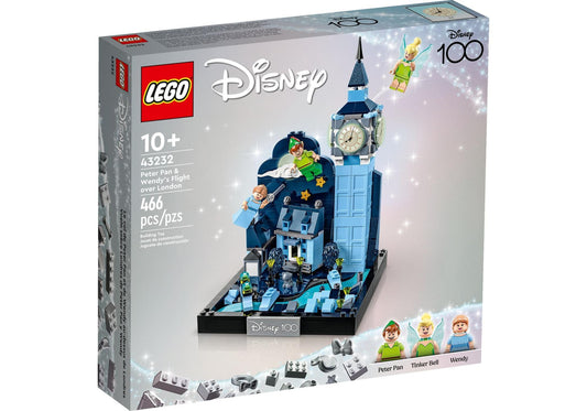 Lego 43232 Disney Peter Pan: Peter Pans & Wendys Flug über London - plegobil
