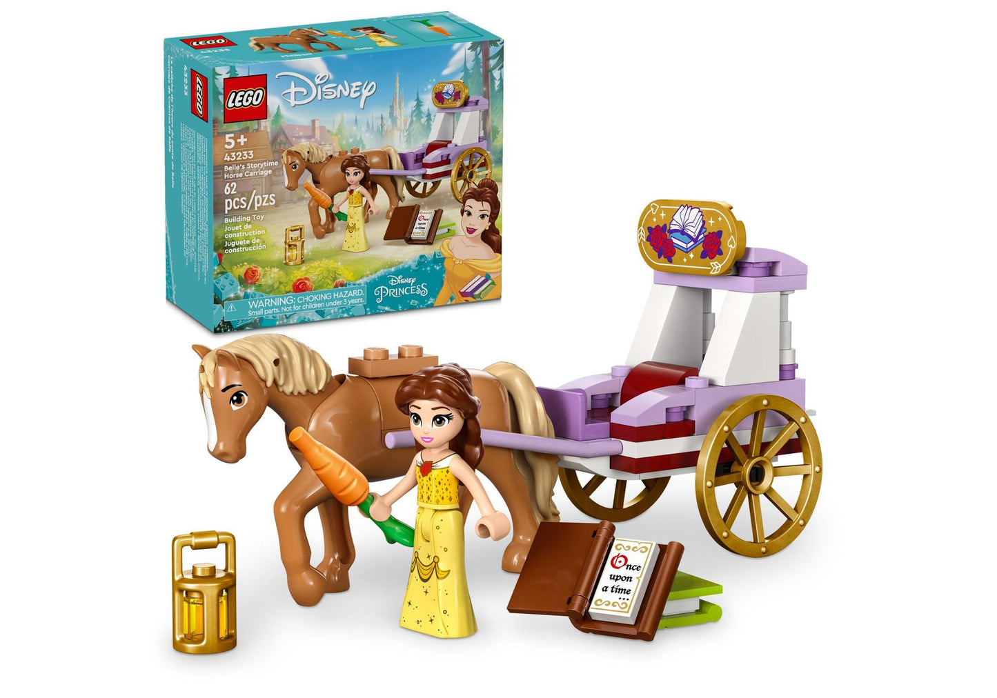 Lego 43233 Disney Princess: Belles Pferdekutsche - plegobil
