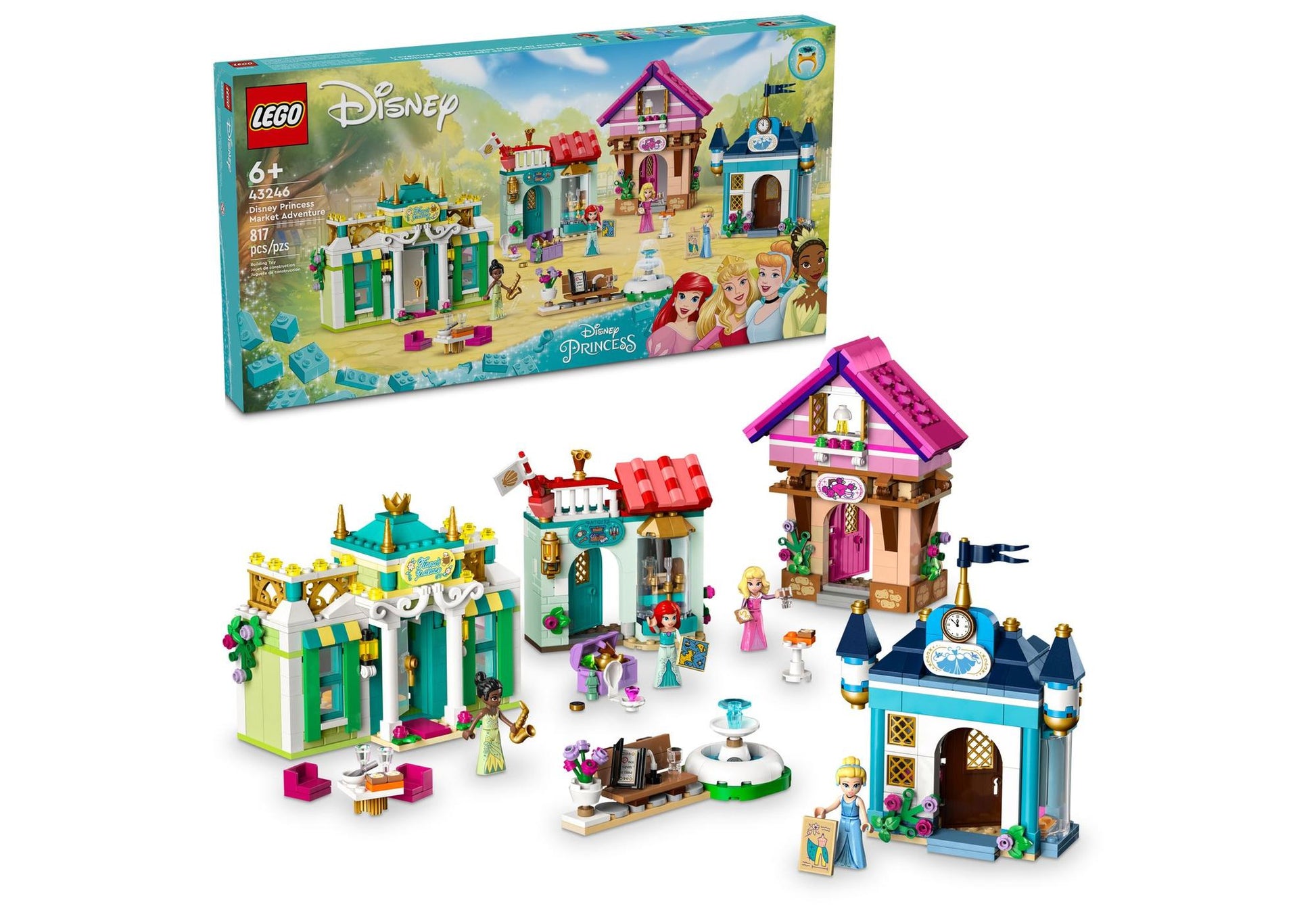 Lego 43246 Disney Princess: Prinzessinnen Abenteuermarkt - plegobil