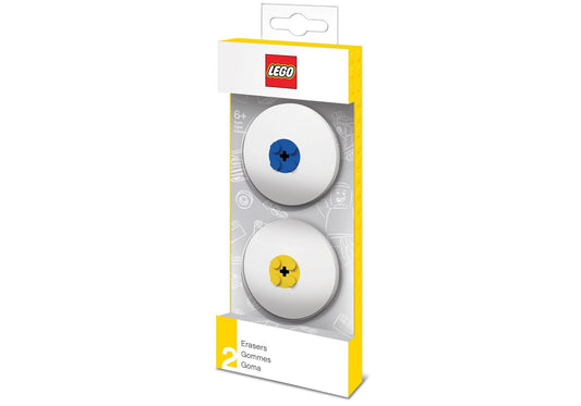Lego 5005108 Merchandise Radiergummis (Blau & Gelb) - plegobil