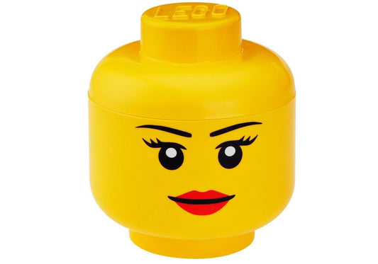 Lego 5006147 Merchandise Mädchenkopf - Große Aufbewahrungsbox - plegobil