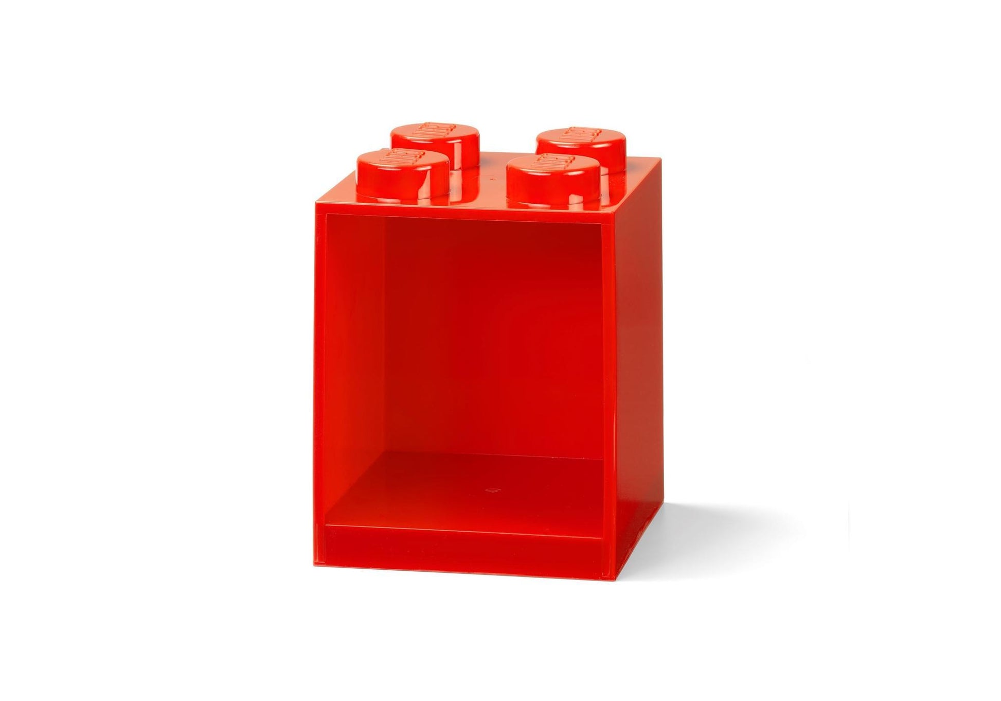 Lego 5006578 Merchandise Steinregal mit 4 Noppen in Rot - plegobil