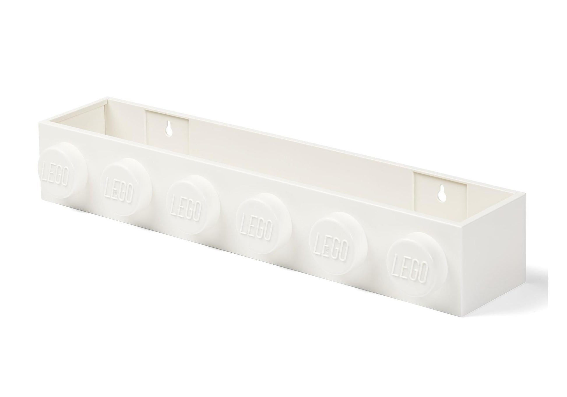 Lego 5006615 Merchandise Stein-Bücherregal in Weiß - plegobil