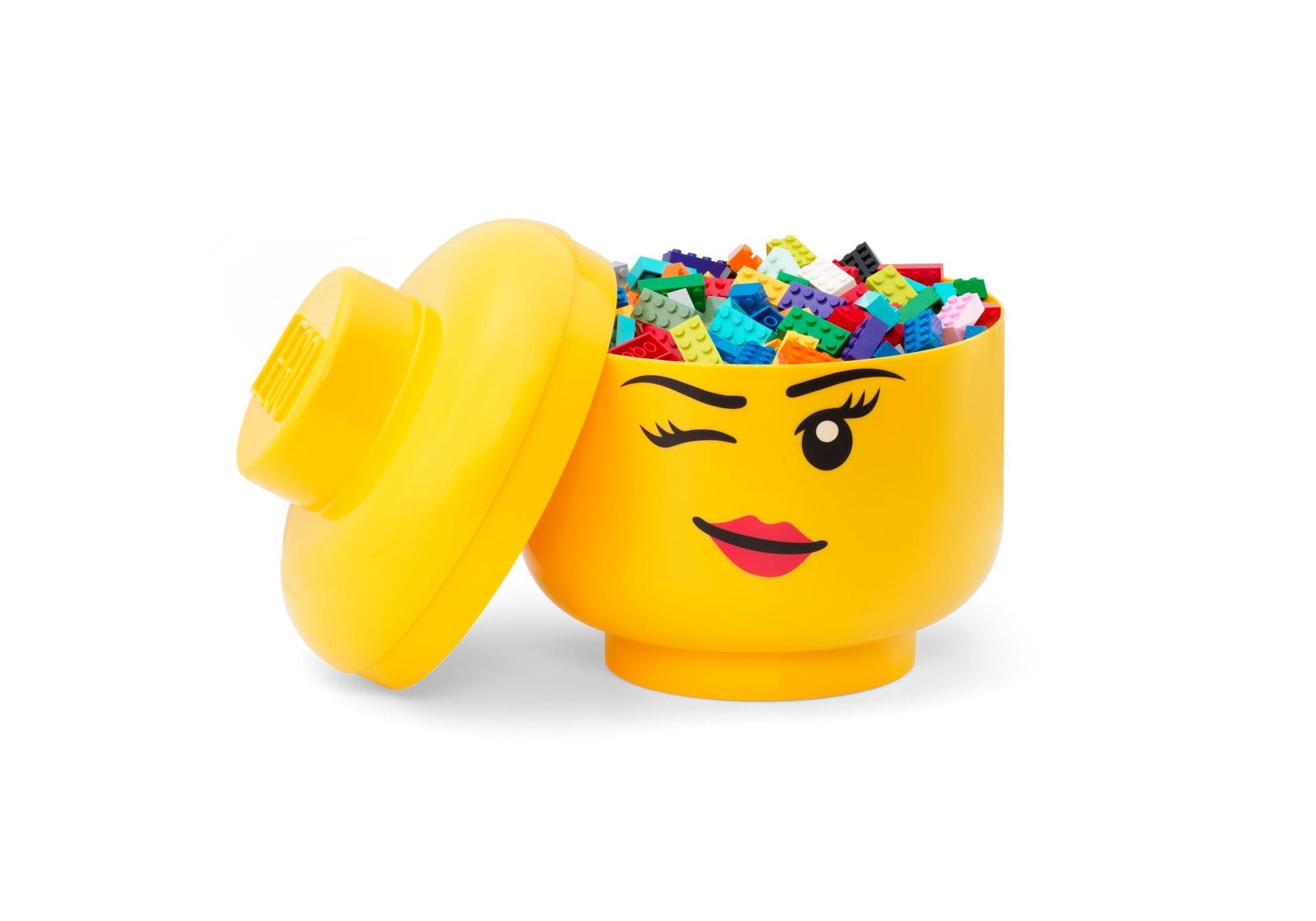Lego 5006956 Merchandise Zwinkerkopf - Große Aufbewahrungsbox - plegobil