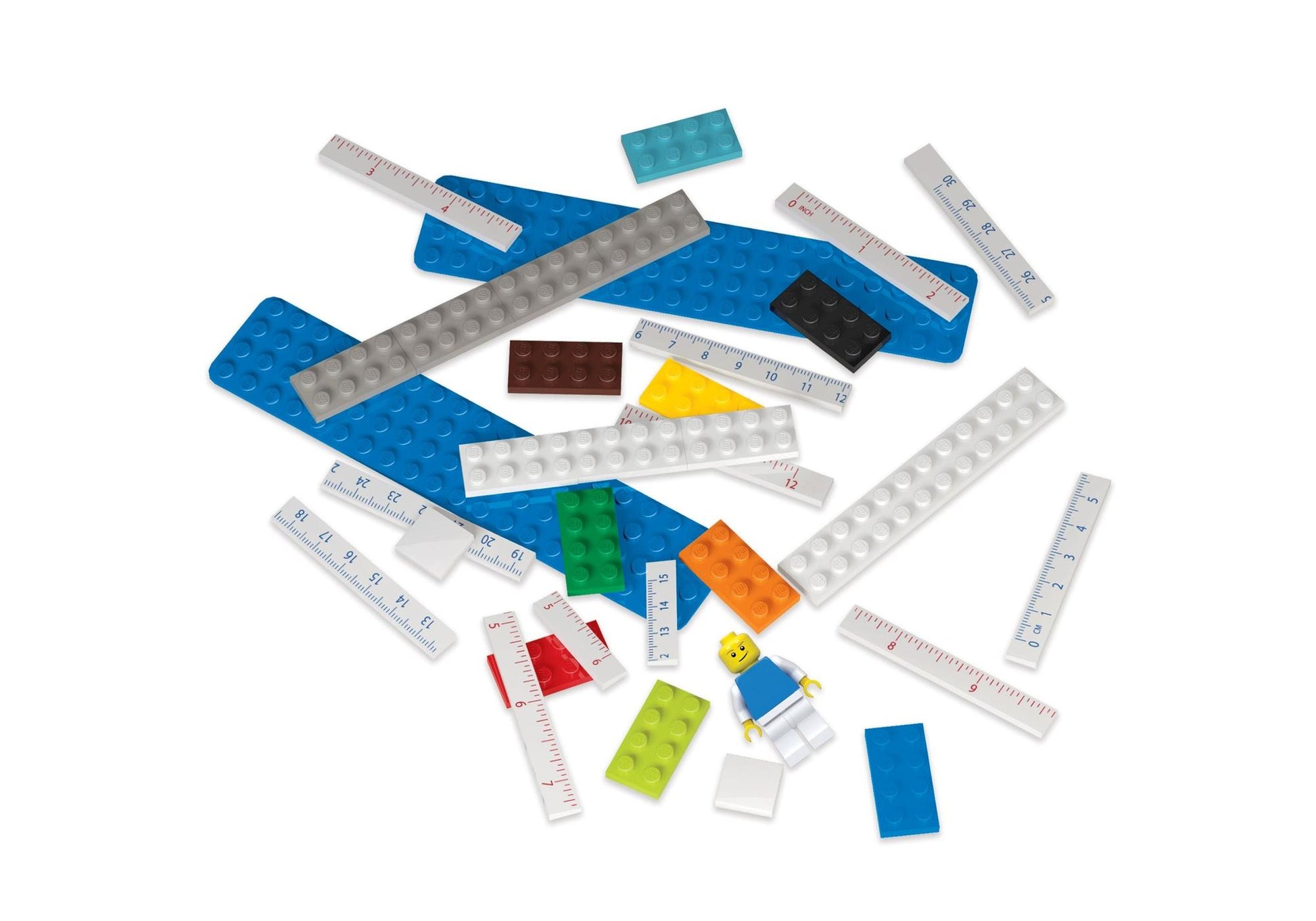 Lego 5007195 Merchandise Lineal 2.0 mit variabler Länge und Minifigur - plegobil